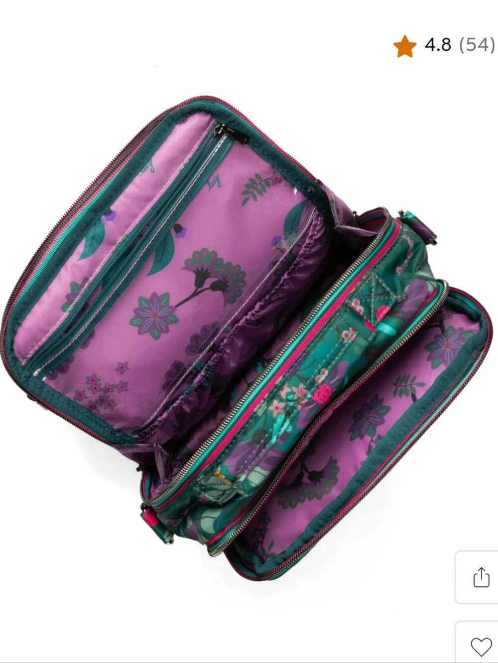 Lug Wrangler Crossbody, Shoulder Bag, Satchel, & Wallet In Evermore Flora Green - Picture 11 of 13